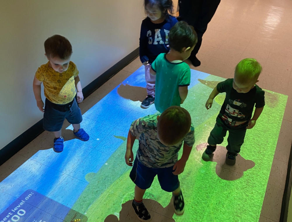 Beam Projection System Provides Life-Sized Fun