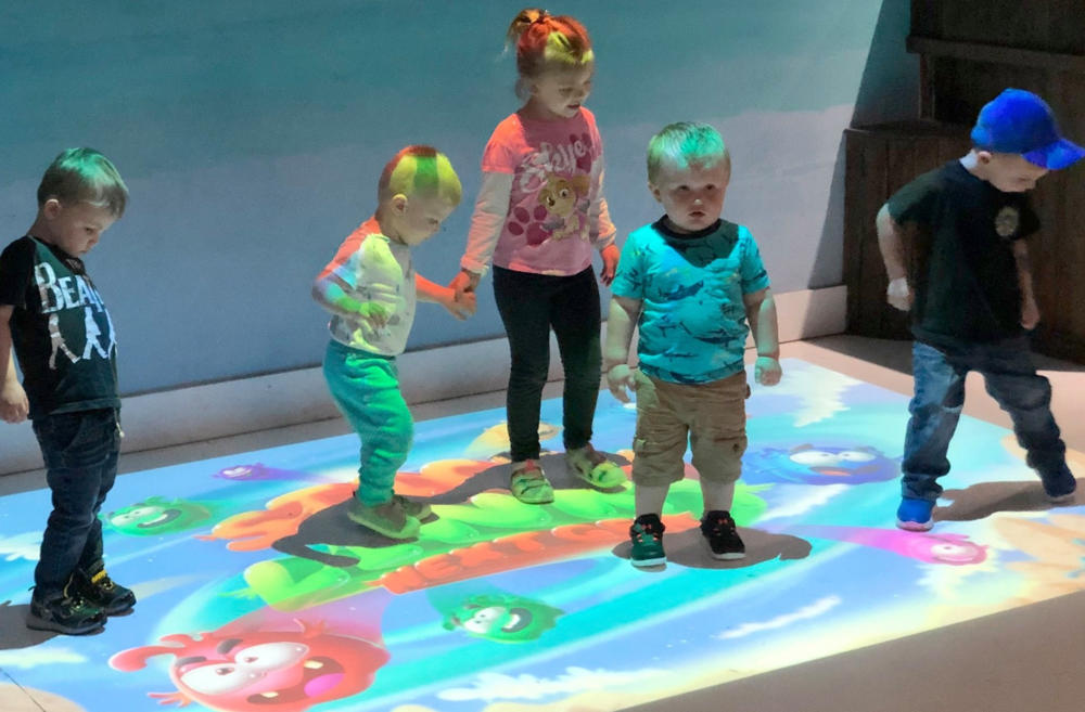 Toddlers Run, Jump, And Play With Life-Sized Games